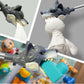 DINOBROS 16'' Wolf Grabber Toy - Interactive Pick-Up Tool for Kids | Animal Robot Hand Reacher Toys | Realistic Wolf Chomper for