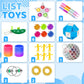 (100 Pcs) Fidget Toys Pack, Party Favors Stress Relief & Anxiety Relief Sensory Toy, Classroom Prizes Pinata Filler Treasure Box,Stocking Stuffers Gifts For Kids Boys Girls Teens
