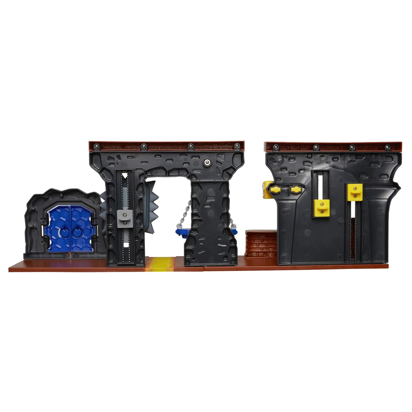 World of Nintendo Super Mario Dungeon Deluxe Play Set - 2.5” Fire Mario Figure, Interactive Environments, Medium, Plastic