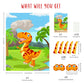 Astaron Pin The Tail On The Dinosaur Party Game With 30 Tails For Dinosaur Birthday Party Supplies Pin Game, Boys Party Dinosaur Favors Decorations For Christmas