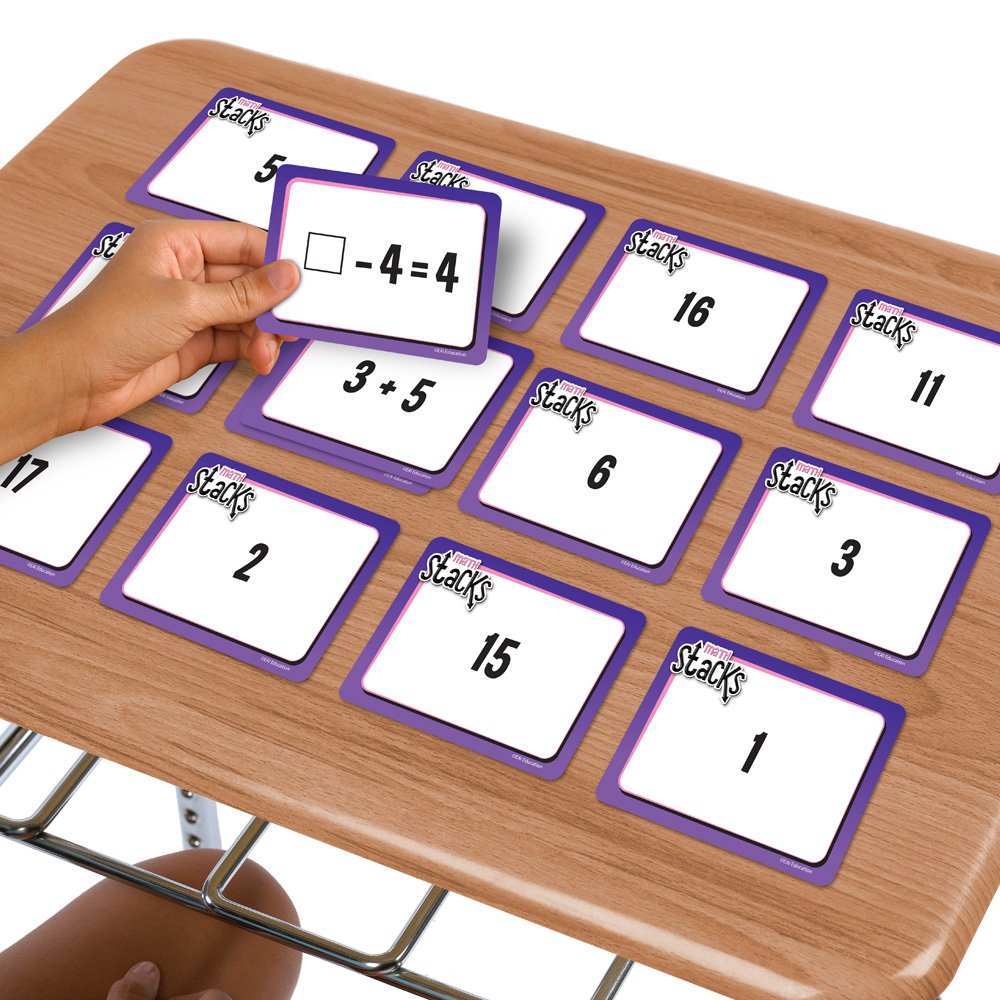 EAI Education Math Stacks Addition & Subtraction Game: Grades 1-2