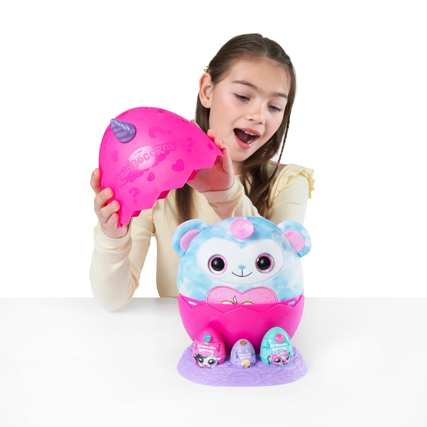 Rainbocorns Eggzania Mini Mania Cow Plush Surprise Unboxing with Animal Soft Toy  Idea for Girls with Imaginary Play by ZURU