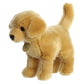 Aurora® Realistic Miyoni® Yellow Labrador Stuffed Animal - Lifelike Detail - Cherished Companionship - Brown 10 Inches
