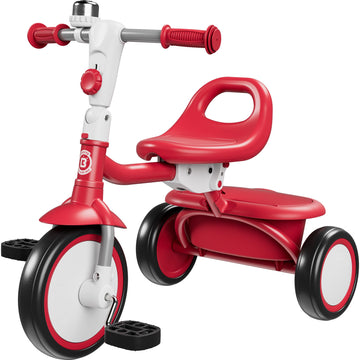 Besrey Toddler Tricycle With Bell, Kids Tricycle Age 18 Months To 5 Years, Kids Trike, Toddler Bike For 1.5-5 Year Olds, Baby Tr