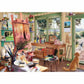 Ravensburger 1000 Piece Jigsaw Puzzle - My Haven Artist's Shed, Eco-Friendly Cardboard, Multicolor, Model 12001100