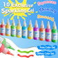 MINISENTIALS Magic Water Elf Toy Kit - Aqua Elves Gel Kit - Christmas Theme 20 Colors Fairy Gel 10 Molds Squishy Maker - Party F