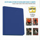 16 Pocket Card Binder  1000+ enhanced Zip Trading Card Binder  Double Sided Pocket Card Binder Album  Ringless Card Folder for MTG  TCG  Sports Card (Blue  16Pockets)