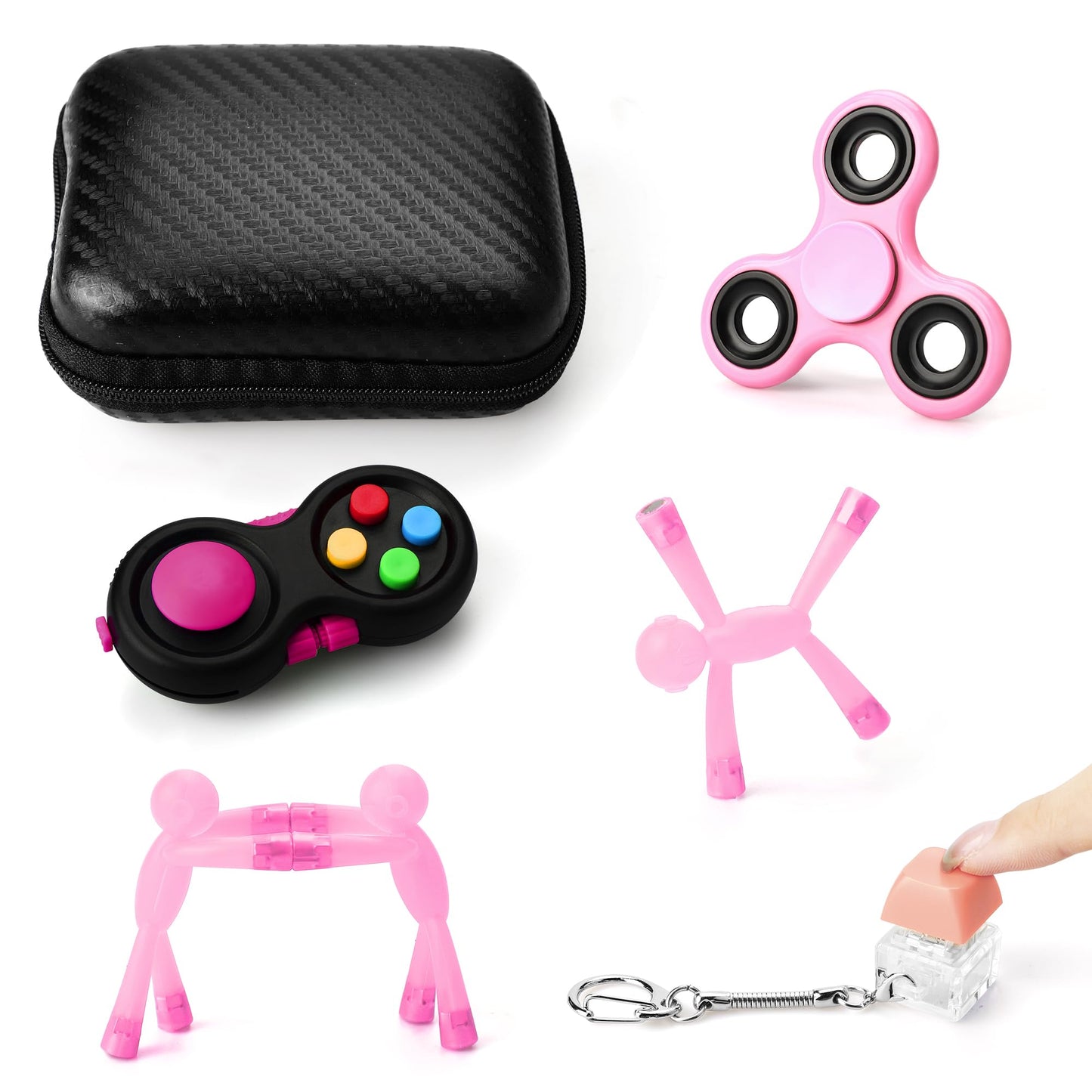 Htsho Fidget For Adults, Cool Fidget Toys For Boys Girls, Adhd Fidget Toys For Kids 8-12, Teen Fidget Toys, Anxiety Relief Toys
