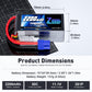 Zeee 3S Shorty Lipo 2200mAh 11.1V Battery 50C Small Pack Battery with EC3 Plug for RC Car Truck RC Vehicles Boat Drone RC Airpla