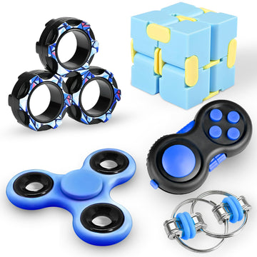 Fidget Toys Adults Set, Easter Basket Stuffers Gift For Kids Teen Cool Gadget Sensory Pack With Figette Spinner Cube Adhd Anxiet