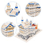 Geniteen Building Block Set, Famous World Architecture Model Micro Building Blocks Neuschwanstein Castle Creative Building Blocks 4200 Pcs