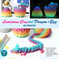 3D Printed Dragon,Dragon Eggs With Dragon Inside,Surprise Dragon Egg Toy,12'' Full Articulated Crystal 3D Dragonls