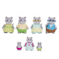 Lil Woodzeez - The Daintypaw Cats - Collectible Toy Cat Figurines - Set of 7 Posable Animal Figures - Pretend Play Playset for
