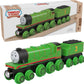 Thomas & Friends Wooden Railway Toy Train Henry Push-Along Wood Engine & Coal Car For Toddlers & Preschool Kids Ages 2+ Years (Amazon Exclusive)