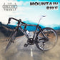 1:10 Scale Die-Cast Alloy Mini Mountain Bike Bicycle Model Toy Desktop Decoration Crafts For Cycling Lovers Bike Racers Athletes Children Boys And Girls (Black)