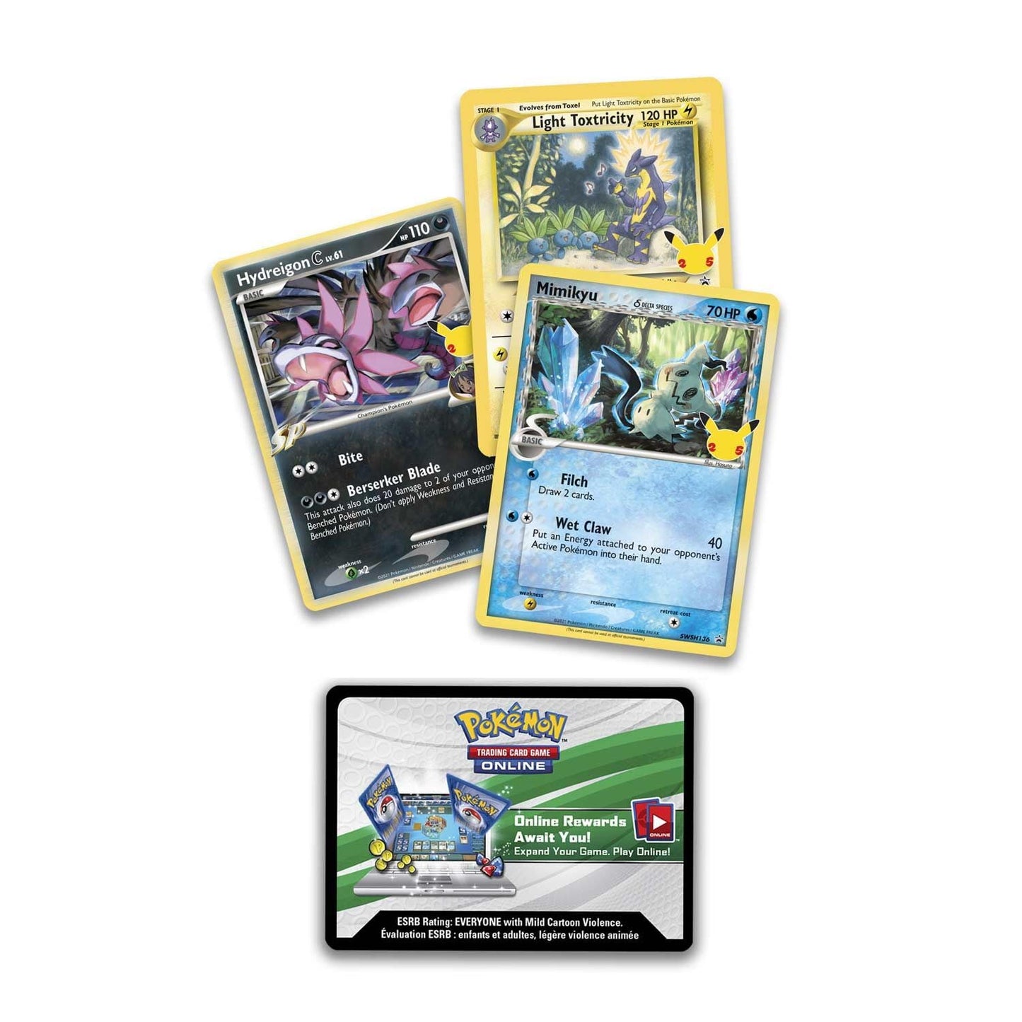 Pokemon TCG 25th Anniversary Celebrations Collector Chest - Metal, Multicolor, Model POK80941, 13 Collector Chests