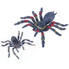 Sienon Realistic Spider Animal Figures- 2Pcs Lifelike Insect Figurines Toys Giant Whiteknee Tarantula Action Model For Kids Educ