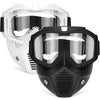 POKONBOY 2 Pack Detachable Masks, Tactical Mask with Goggles Compatible with Nerf Rival, Apollo, Zeus, Khaos, Atlas, & Artemis B