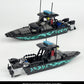 City Police Speed Boat Building Blocks Sets,City Fire Rescue Boat?Guard Boat ?Patrol Boat,Creative Building Bricks Compatible wi