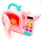 Boley Zoo Troop: Whale Microwave - 17pc Playset, Electronic Light & Sound, Animal Shaped Kitchen Appliance, Food Accessories, Pr