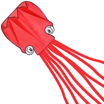 Syncfun Large Red Octopus Kite- Easy-Fly Design For Kids With 328Ft Line, Giant Beach Kites For Outdoor Fun And Activities