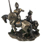 Stealstreet 13.75-Inch Bronzehued Don Quixote And Sancho Panza On Horses Figure