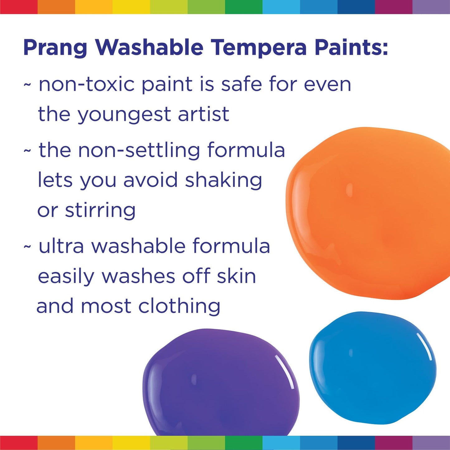 Prang Washable Tempera Paint, Red, 16 Oz., 1 Count