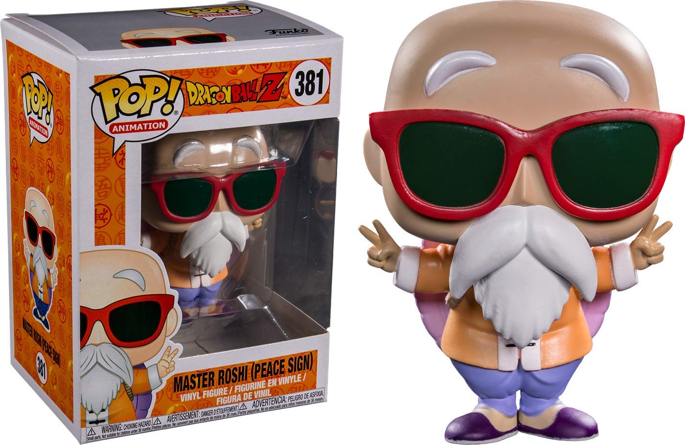 POP: Animation Pop! Master Roshi (peace sign) limited availability
