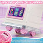Lehoo Castle Doctor Kit for Toddlers, Mobile Cart with Lights & Sound, Pink, Model DK-007-P, Ideal Gift for Girls 2-5 Years Old