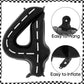 Race Car 4 Balloons, 40 Inch Racetrack Number 4 Balloon, Large Foil Mylar Racetrack Black 4 Balloon For 4 Year Old Birthday Race