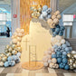140Pcs Dusty Baby Blue Balloon Arch Garland Kit,Slate Fog Baby Blue 5/10/12/18 Inch Balloons For Men Boy Baby Shower Bridal Show
