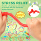 Skirfy 12 Pack Filled Easter Eggs Easter Basket Stuffers For Kids Toddlers With Pop Tubes,Party Favors For Boys Girls