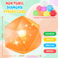 Fidget Toys Stress Balls For Kids 8 Pack, Ice Squishy Stress Cube-Diamond Malt Sugar Balls, Sensory Toys For Anxiety Stress Reli