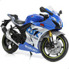 Risopen 1:12 Motorcycle Model For Suzuki Gsx R1000R Alloy Diecast Motorcycle Model Toy Mini Moto Gift(Blue)
