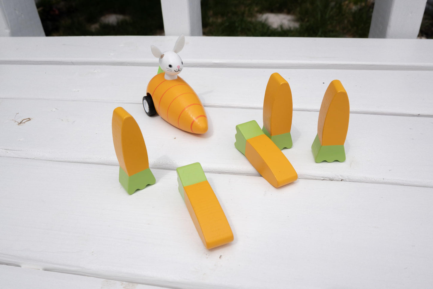 Bunny And Carrot Bowling Game By Jack Rabbit Creations-Develops Coordination And Fine Motor Skills
