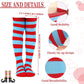 Jchrmers World Book Day Thing Costume Set Include Tutu Skirt Ponytail Headband Bowtie Striped Knee Socks And Gloves(Style1)