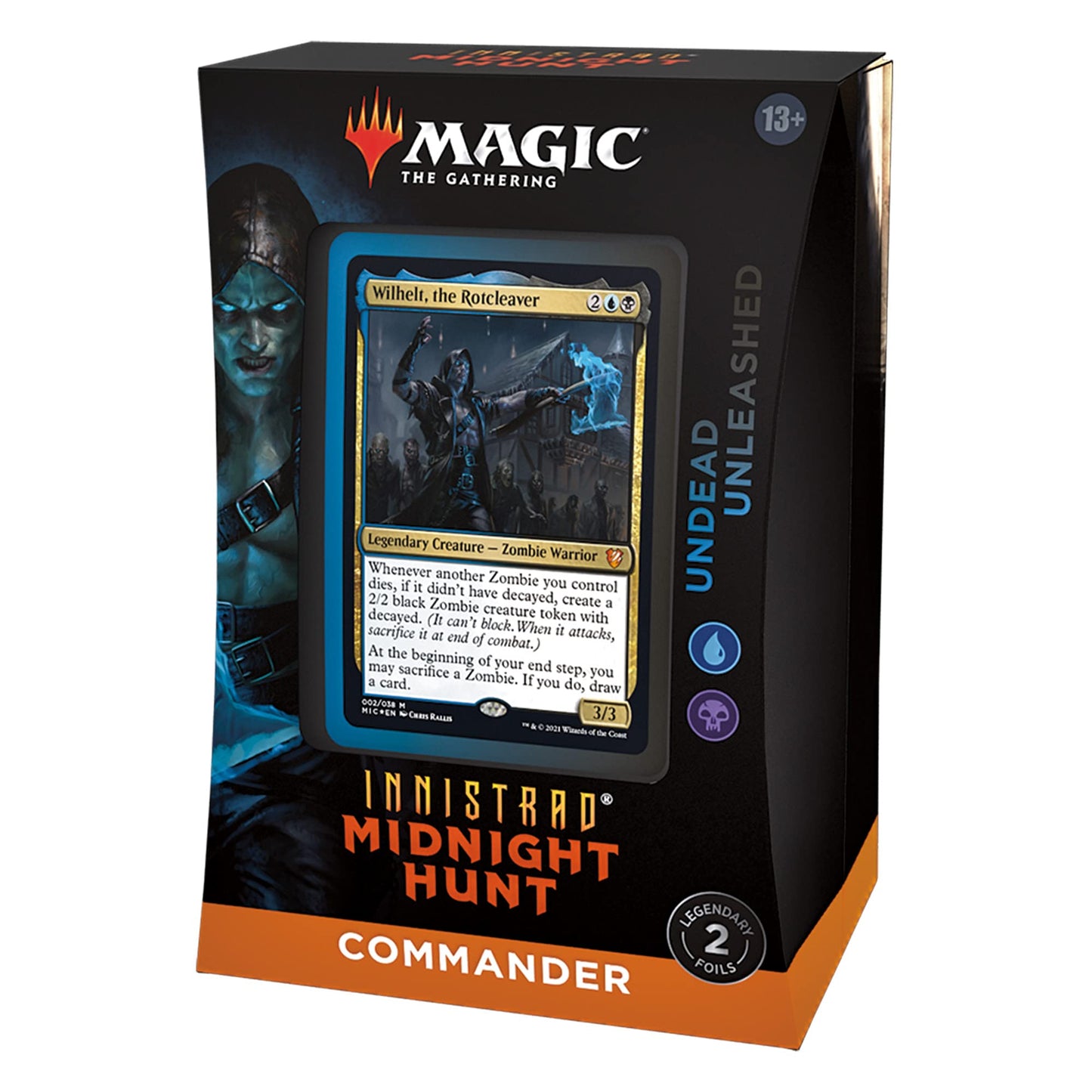Magic: The Gathering Innistrad: Midnight Hunt Commander Deck - Coven Counters (Green-White) | Minimal Packaging Version
