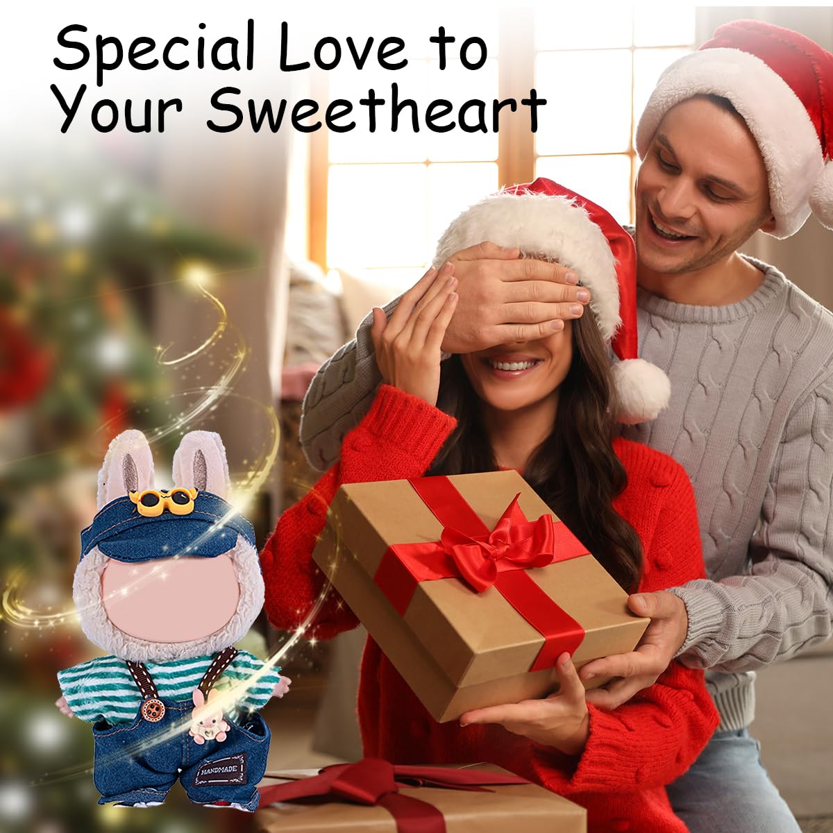 17cm Doll Clothes Set  enhanced Jeans & Knitted Sweater Outfit for 17cm 15cm Dolls  Cute Dress Up Fashion  No Doll Included (Cute  17cm/15cm)