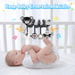 Baby Carseat Toy Black & White Rattle Spiral Hanging Activity Stroller Toy For Newborns Boys And Girls, Easter Basket Stuffers -