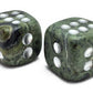 Natural Hand Carved Gemstone Dices, 15mm/0.59in, 6 Sided, Kambaba Jasper