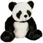Adventure Planet 8" Black Panda Plush Stuffed Animal Toy - Soft Plastic Material, Model APADPAN