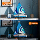 FUNWHOLE Sailboat La Brisa Building Bricks Set - 1640 Pcs Large Plastic Model F9074 for Adults and Technic Lovers