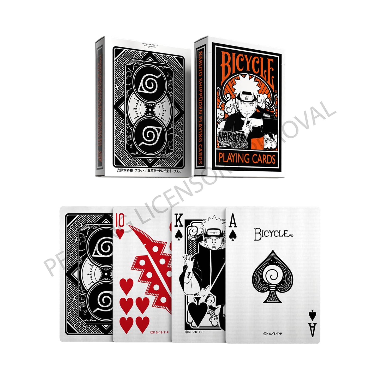 Bicycle Naruto Shippuden Anime Playing Cards, 1 Deck