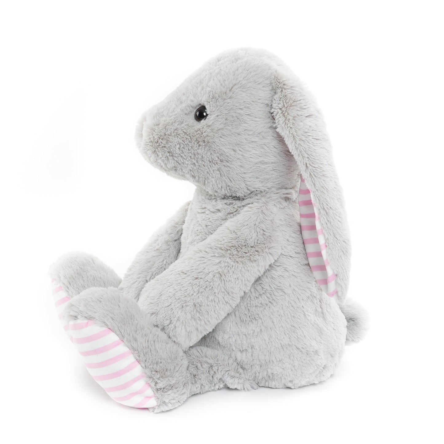 WEIGEDU Gray Bunny Rabbit Stuffed Animals Plush Toys for Kids Girls Boys Baby Birthday Bedtime Gift, 17.7 inches