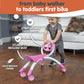 YBIKE Pewi Y-Bike - Pink Steel & Rubber Ride-On Toy, 11"L x 2.2"W x 41"H, Model YPIW2