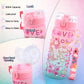 Valentines Day Gifts Gifts for Kids, Decorate Your Own Water Bottle and Baseball Cap, Birthday Gifts for Girls Ages 4-6, Fun Art