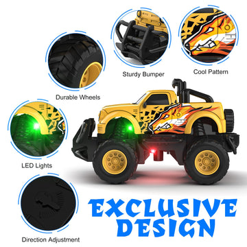 Mafbeanl Remote Control Car for Boys 4-7, 1:43 Scale Mini RC Car for Kids 3-5, Car Toys Truck Xmas Birthday Gifts for Toddlers 3