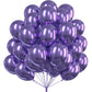 Partywoo Metallic Purple Balloons, 50 Pcs 12 Inch Purple Metallic Balloons, Purple Balloons For Balloon Garland Or Arch As Party Decorations, Wedding Decorations, Baby Shower Decorations, Purple-G105