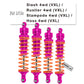 4PCS All Aluminum Front Rear RC Shocks Upgrade Parts for 1/10 Slash 4x4 Rustler 4X4 Stampede 4X4 Hoss 4X4, ARRCat Big Bore RC Sh