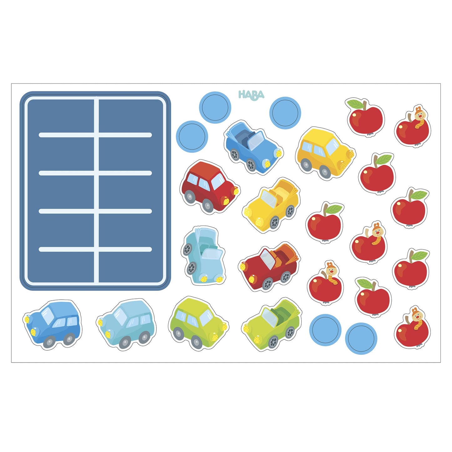 Magnetic Game Box 1 2 3 Numbers & You - 158 Magnetic Pieces in Travel Cardboard Carrying Case